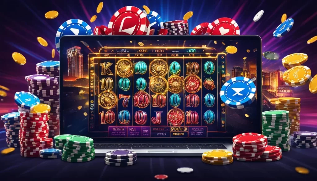 Sân bóng đá với quả bóng